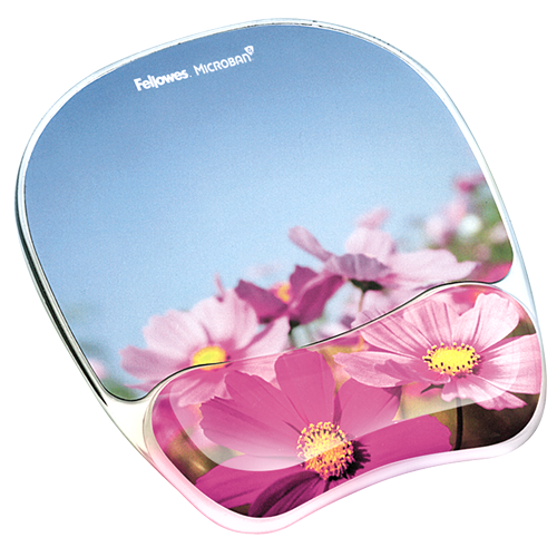 Photo Gel Mouse Pad Wrist Rest with Microban®