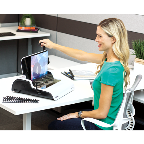 Pulsar™+ 300 Comb Binding Machine w/Starter Kit