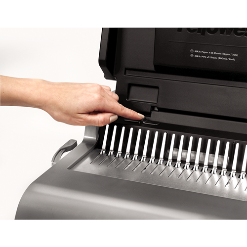 Quasar™ E 500 Electric Comb Binding Machine w/ Starter Kit