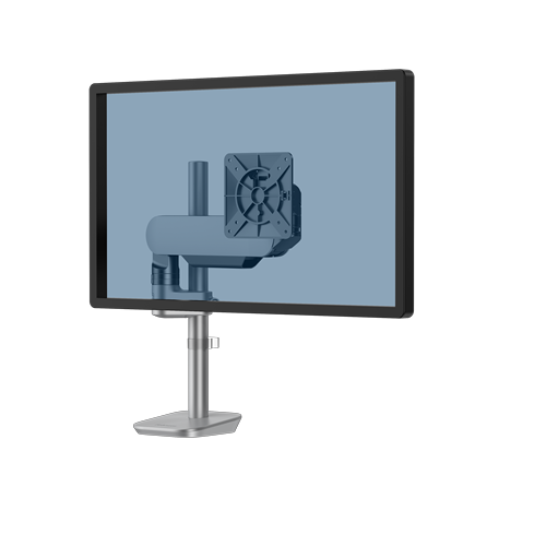 Braço Para Monitor Individual RisingEx™  1M Platina