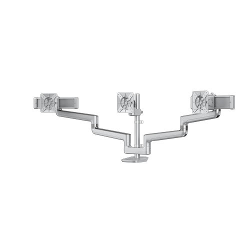 Braço Para Monitor Triplo RisingEx™ 3FFS Platina