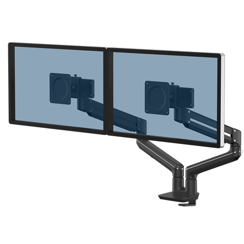 Tallo™ Dual Monitor Arm (Top Mount) - Black__Tallo-BLK-TOP_MOUNT-100016227-Front-Monitors.png