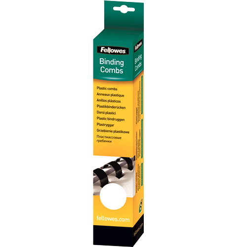 Plastikbinderücken 10mm - weiß