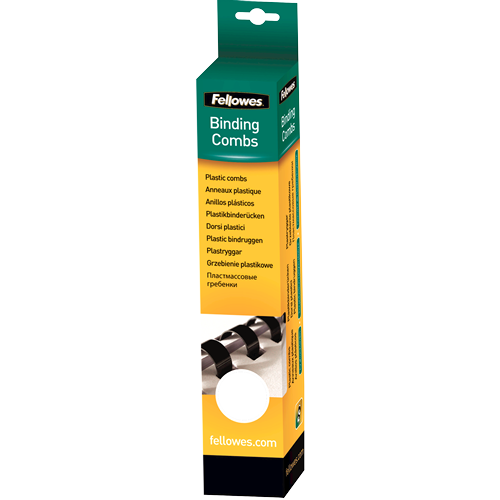 Plastikbinderücken 12mm - weiß