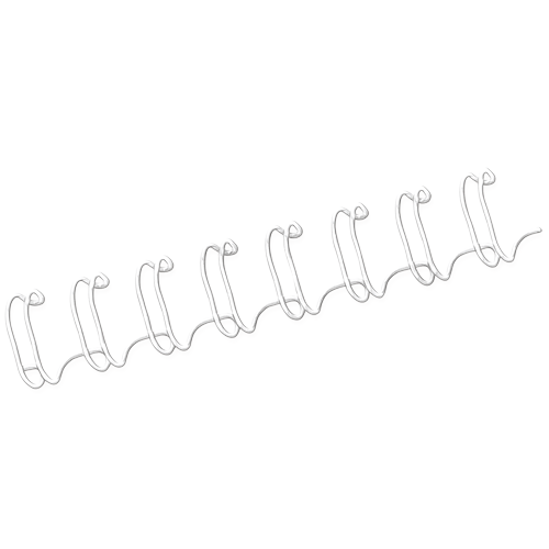 6mm Wire Binding Combs - White