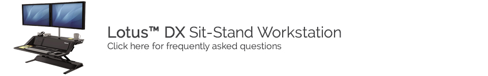 Lotus™ DX Sit-Stand Workstation FAQs