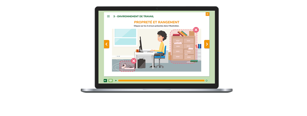 DÉCOUVREZ NOTRE GAMME DE E-LEARNING