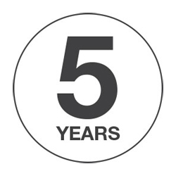 5 Year Warranty