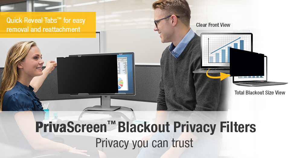 FELLOWES  PrivaScreen 17" Blackout Privacy Filter  RG 56/2